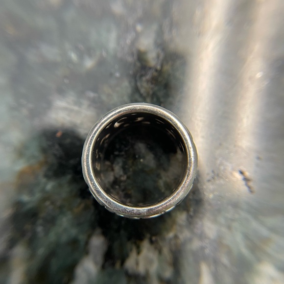 Brighton Wide Scroll Pattern Ring. SZ 6.5 - Picture 6 of 7